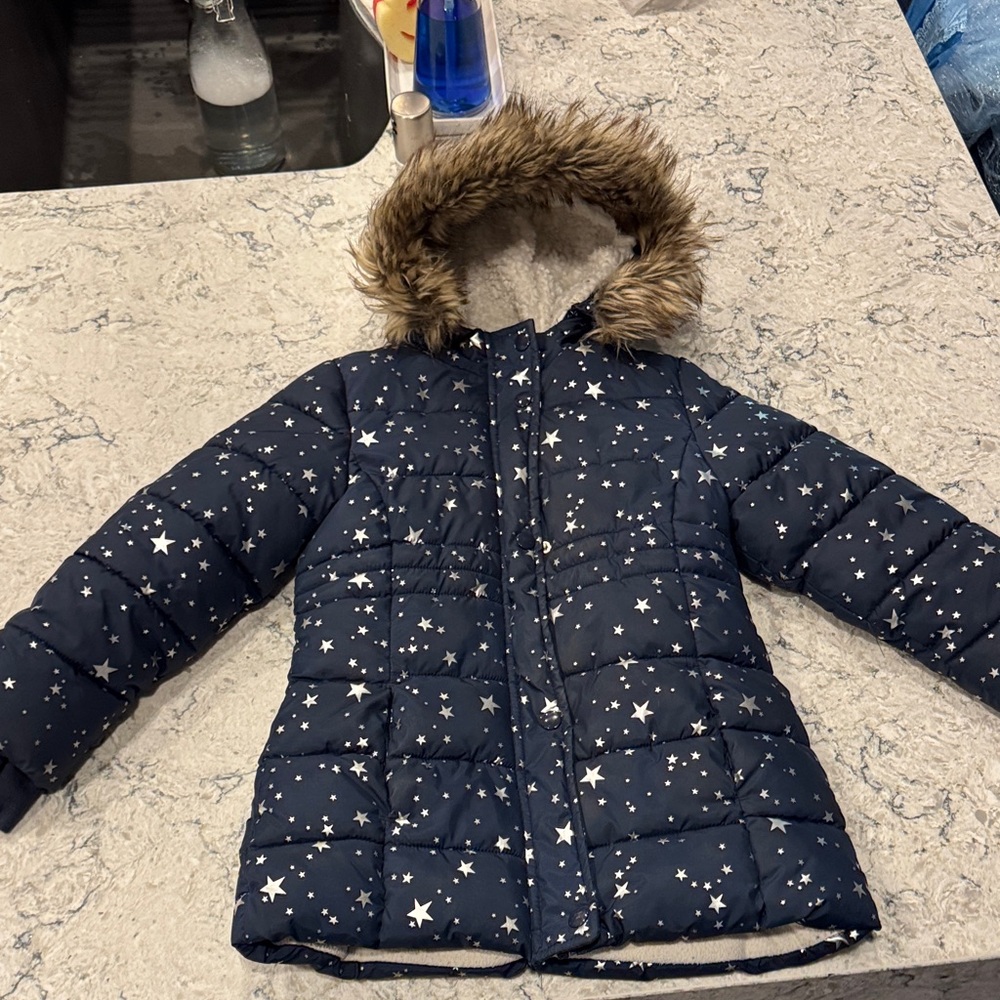 Kids Starry Night Puffer Jacket